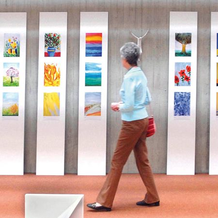 Kunstausstellung zu Bildern von Palliativpatienten Kunstausstellung zu Bildern von Palliativpatienten