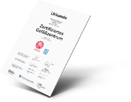 Zertifikat Interdisziplinäres Gefäßzentrum am Marienhospital Stuttgart Zertifikat Interdisziplinäres Gefäßzentrum am Marienhospital Stuttgart