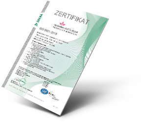 Zertifikat (Dekra) Qualitätsmanagementsystem ISO 9001:2015