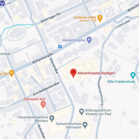 Viele Wege führen zum Marienhospital Stuttgart